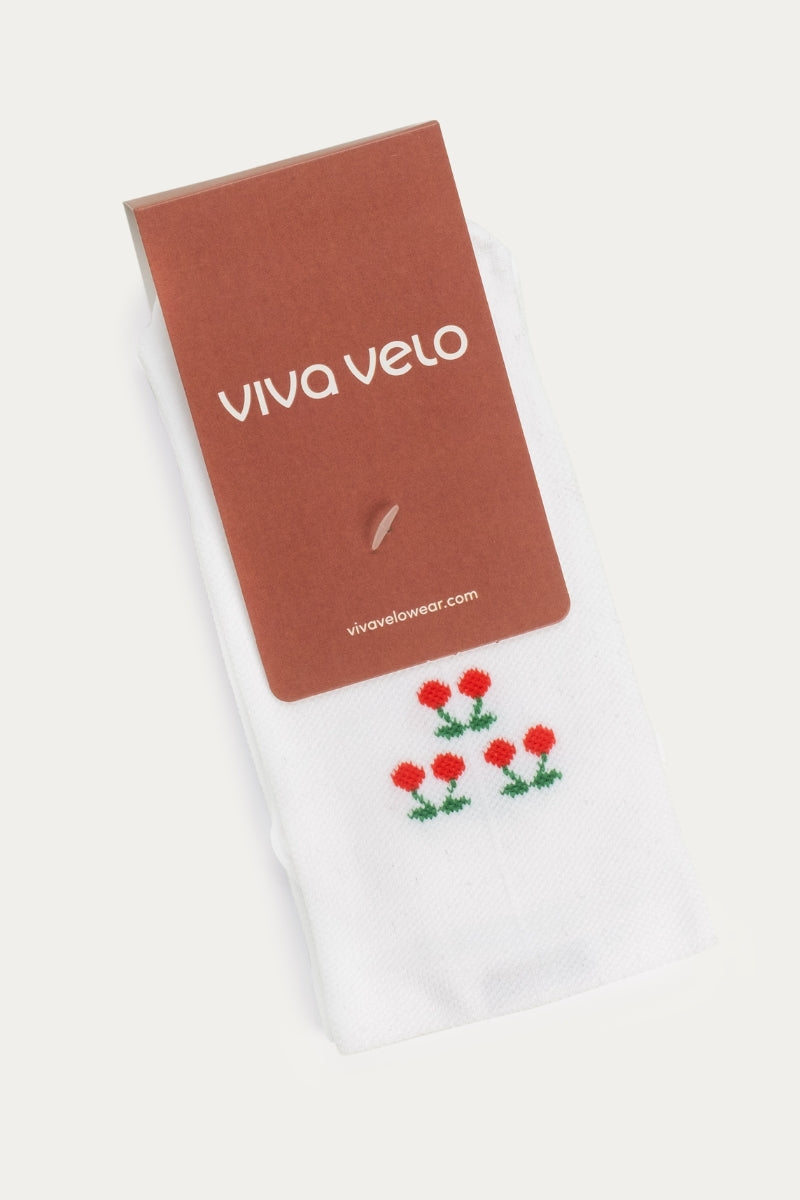 Cherry Cycling Socks