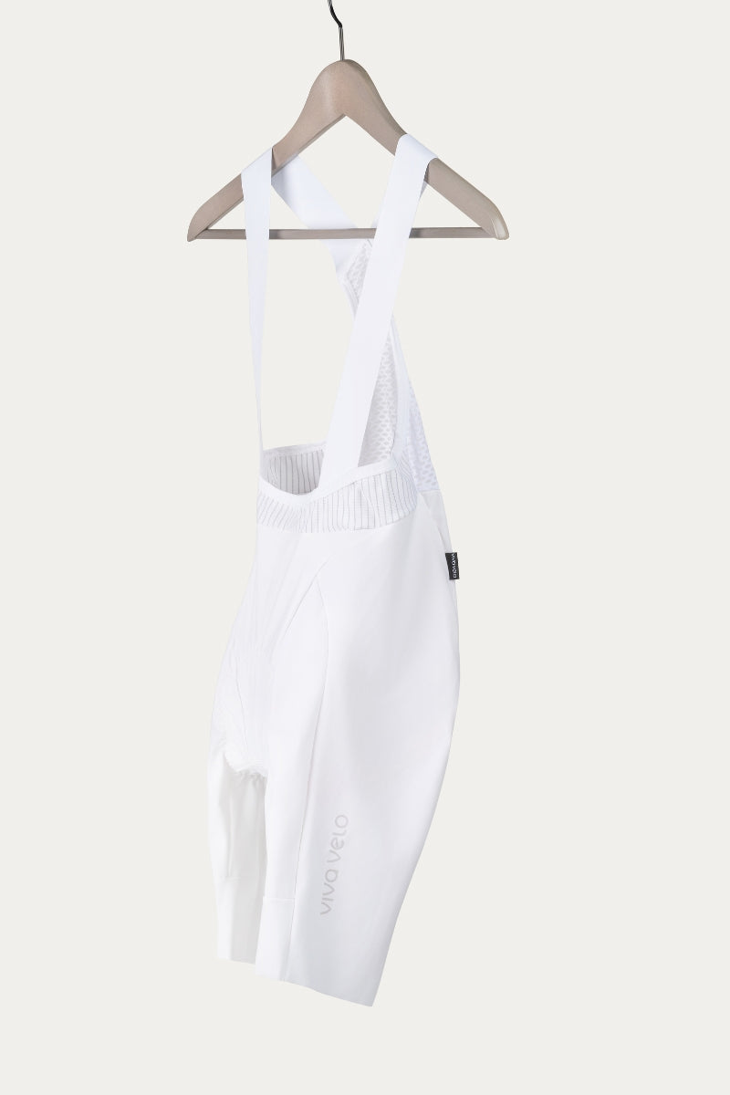 Women's Cycling Bib Shorts - White
